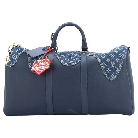 louis vuitton nigo keepall|Louis Vuitton denim keepall.